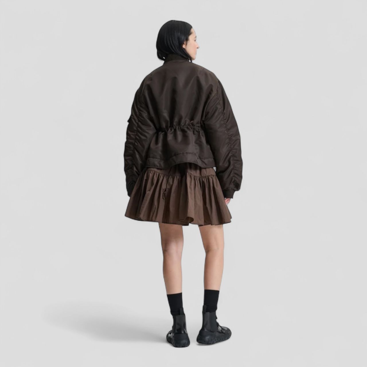 BIRDIE JACKET バーディージャケット / ボンバージャケット テクニカル ナイロン / ブラウン / 2025 AW NEW