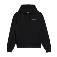 刺繡入りロゴパーカー / フーディー / ブラック / ユニセックス / 25SS new