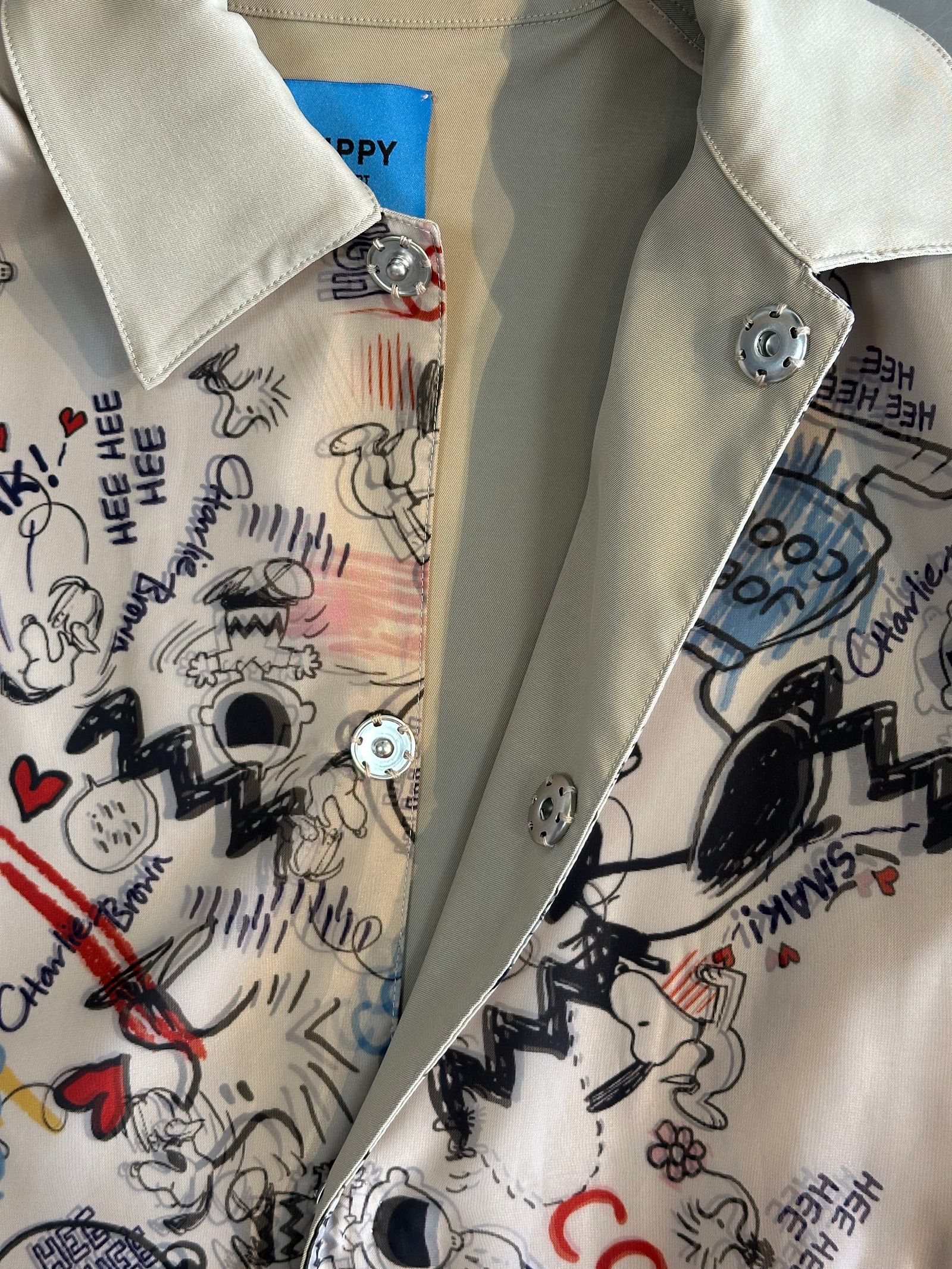 SNOOPY TR-104 3Dコーチジャケット/ スヌーピー/BROWN / 2026SS NEW