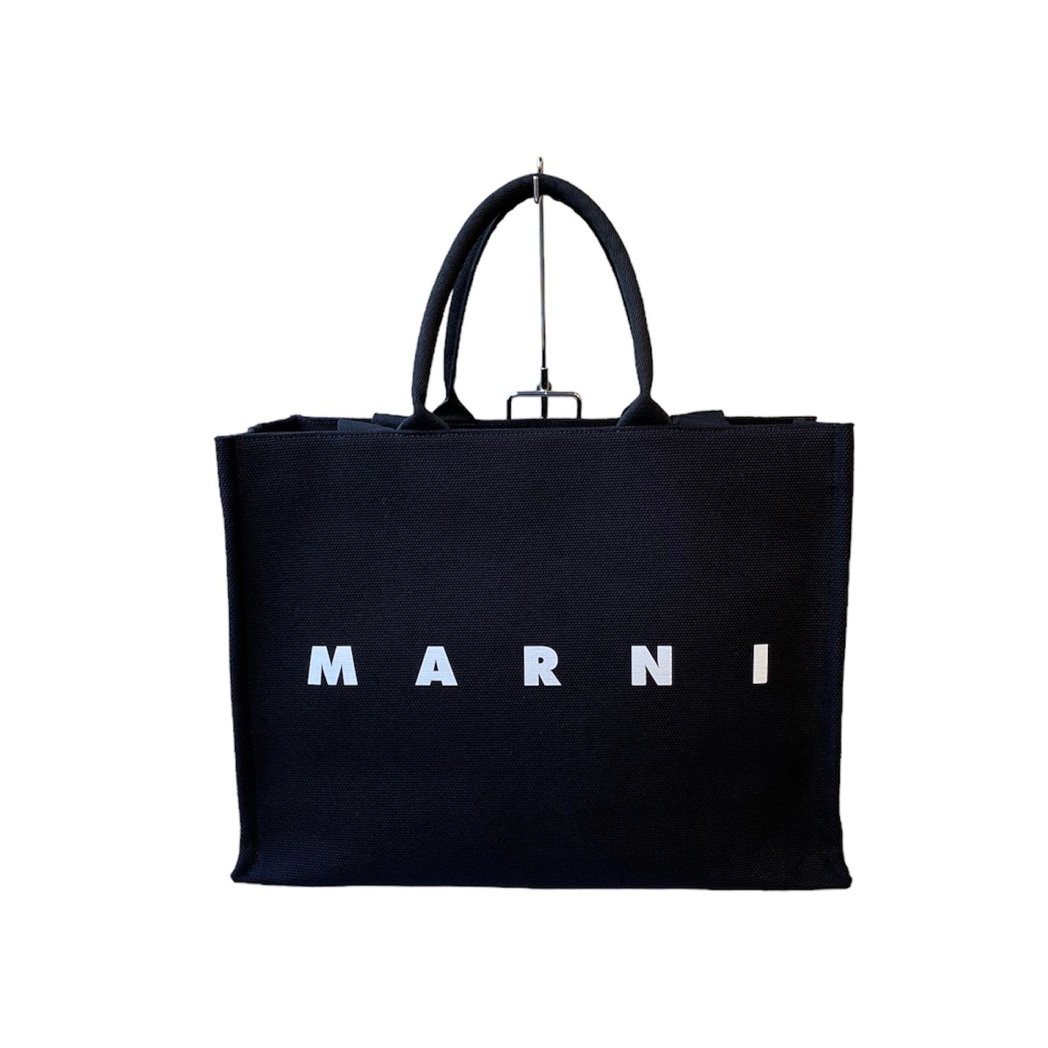 MARNI マルニ BLACK WHITE トートバッグ メンズ 秋冬2023 P5807 