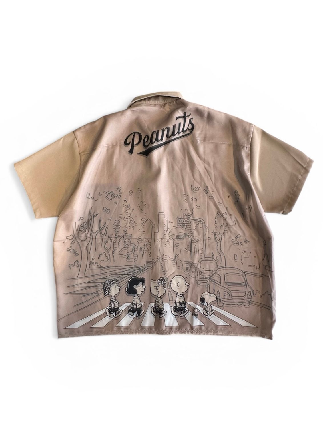 SNOOPY TR-100 PEANUTS 3Dシャツ/ スヌーピー/BROWN / 2026SS NEW