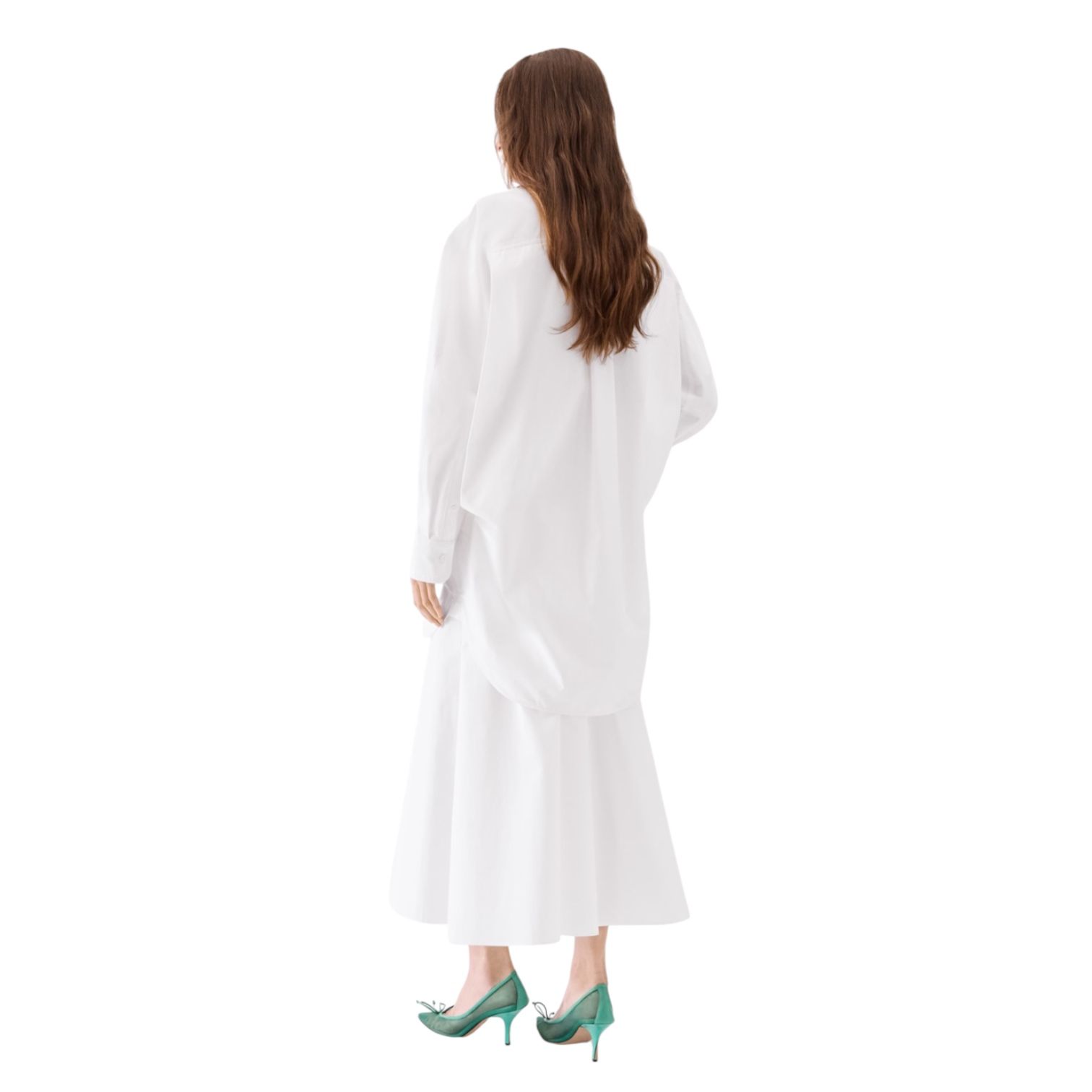 JACQUEMUS - オーバーサイズ シャツドレス / ホワイト / 25aw