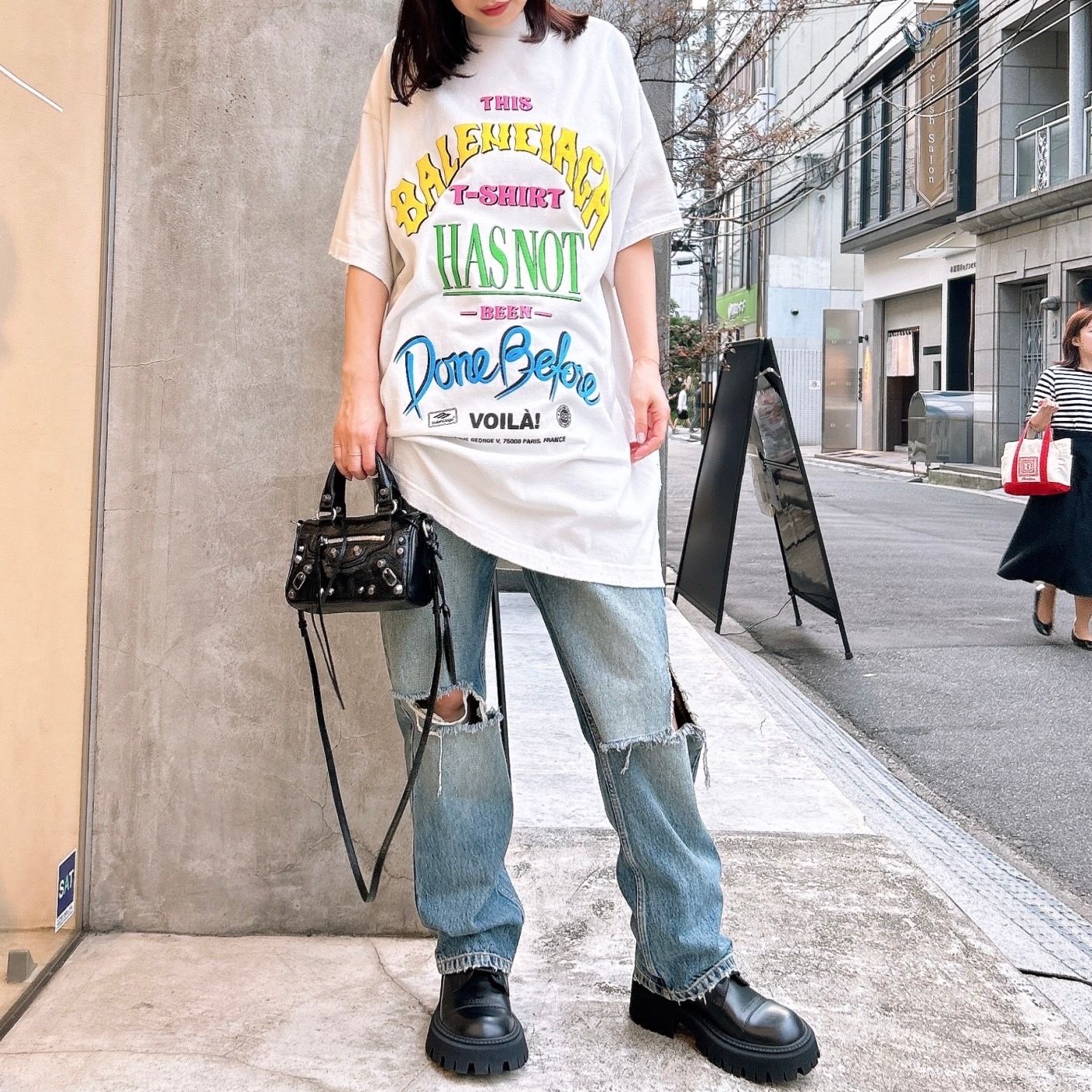 BALENCIAGA - NOT BEEN DONE Tシャツ オーバーサイズ / ヴィンテージジャージー / ホワイト / ユニセックス /  24AW NEW | LATIN EVE