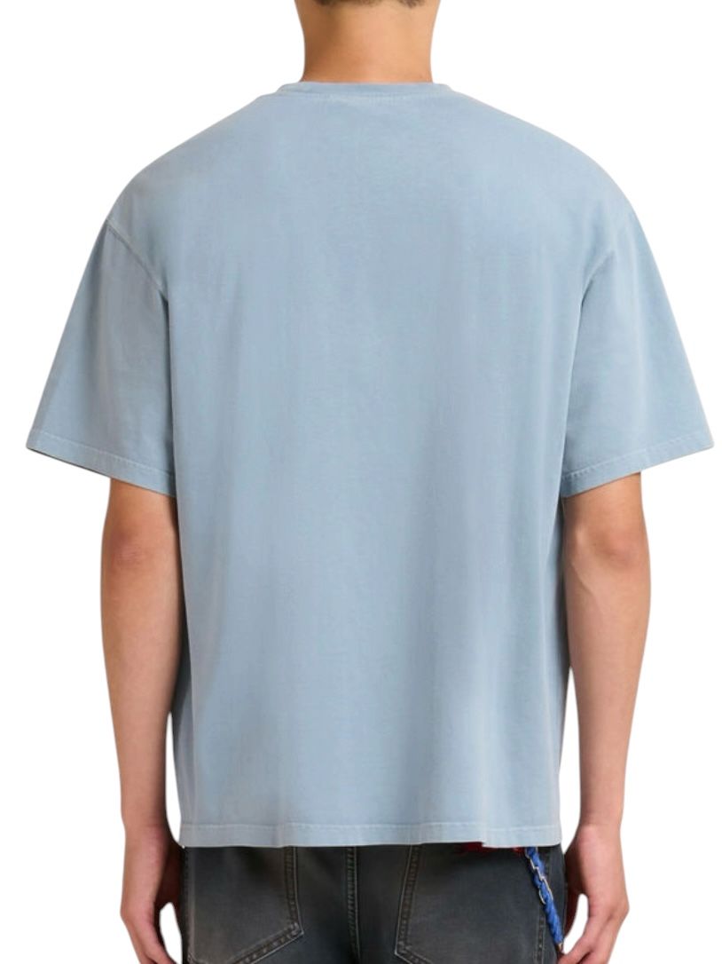 Marniパッチ コットンTシャツ/ ライトブルー/ 2026SS NEW