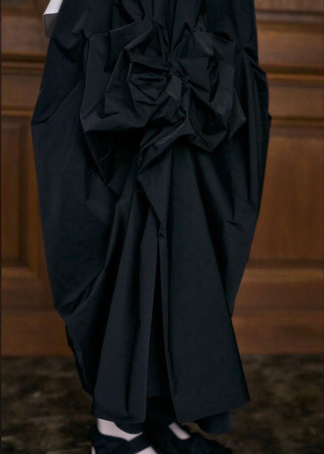 RIBBON TUCK SKIRT / スカート / ブラック / 2025AW new