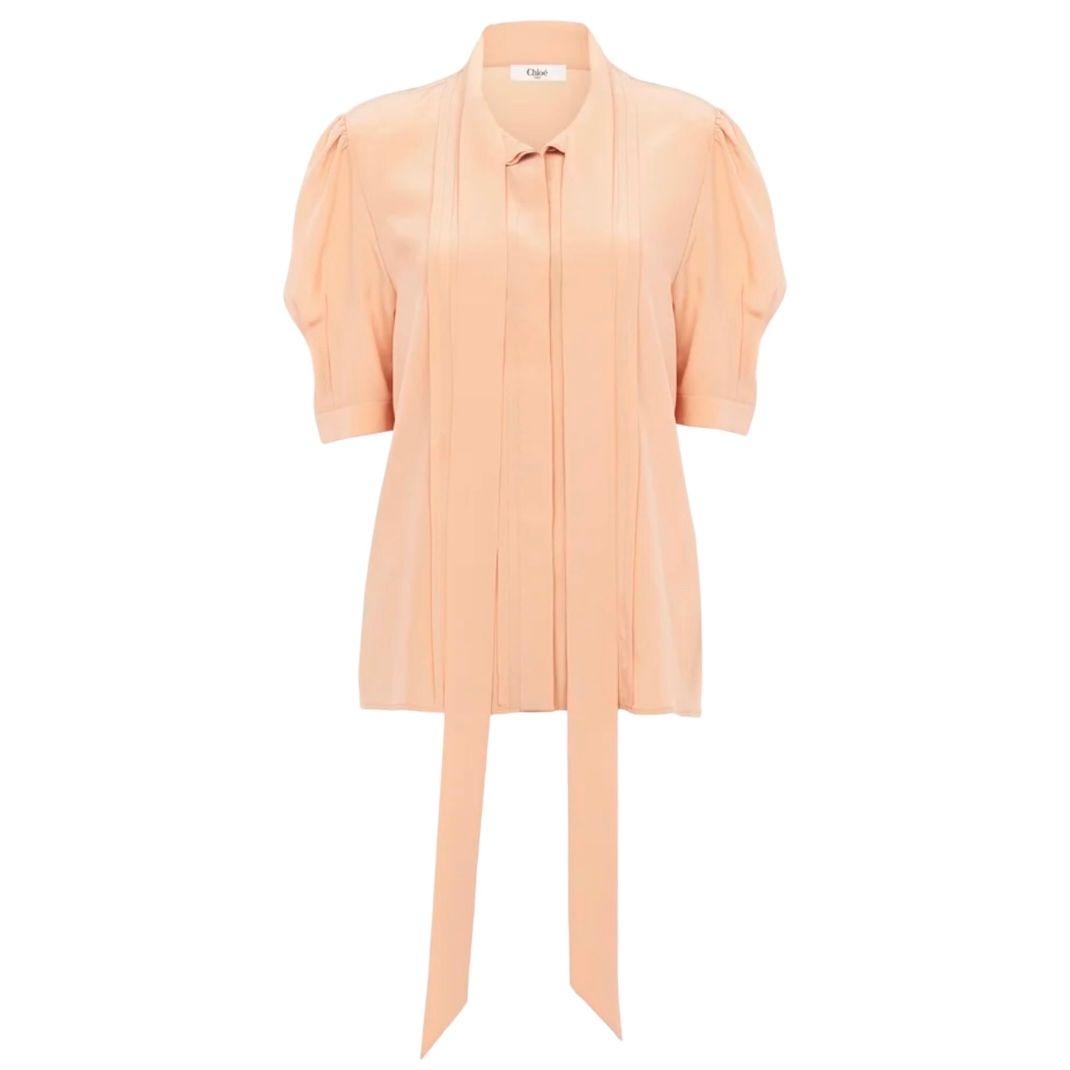 Chloe - CHLOÉ ストライプ ライラック ブルー系 シャツ
