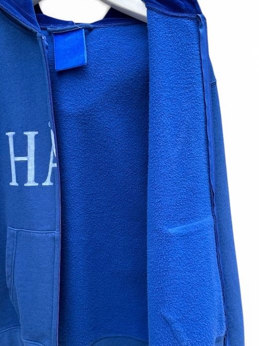 MATTHEW/ マシューMウィリアムズ/ OVER DYE BLUE MELANGE ZIP HOODIE/ HAN/ 2026SS NEW