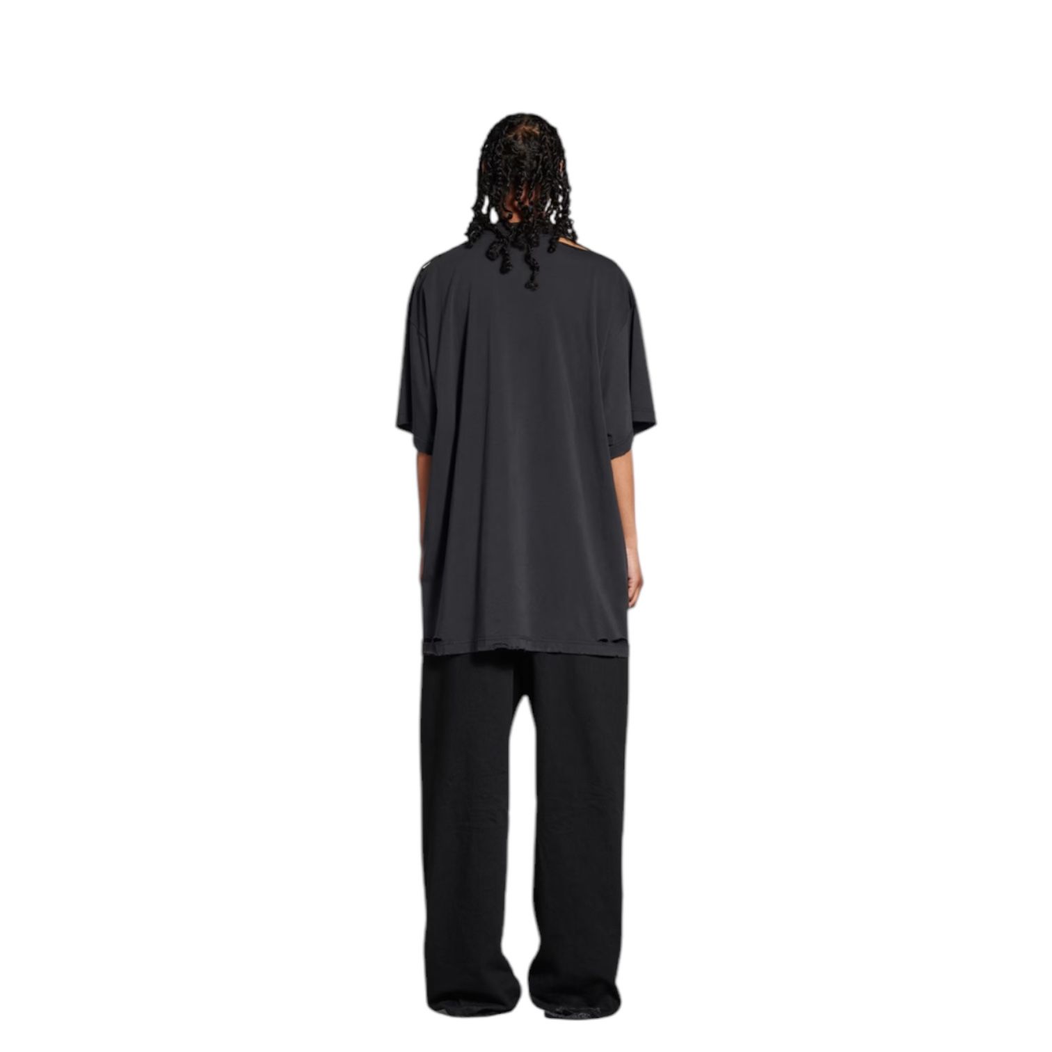バレンシアガ オプティカル オーバーサイズ Tシャツ BALENCIAGA - OPTICAL Tシャツ / オーバーサイズ / ブラック