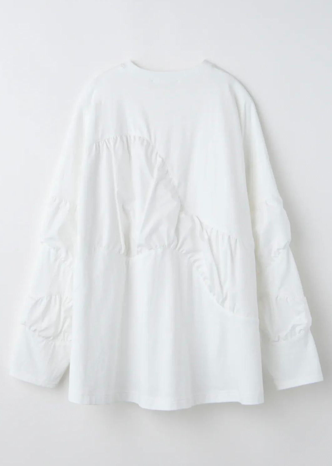 PUFF-VOOLUME LONG SLEEVE-T-SHIRT / Tシャツ・ロングTシャツ / ホワイト / 2025AW new