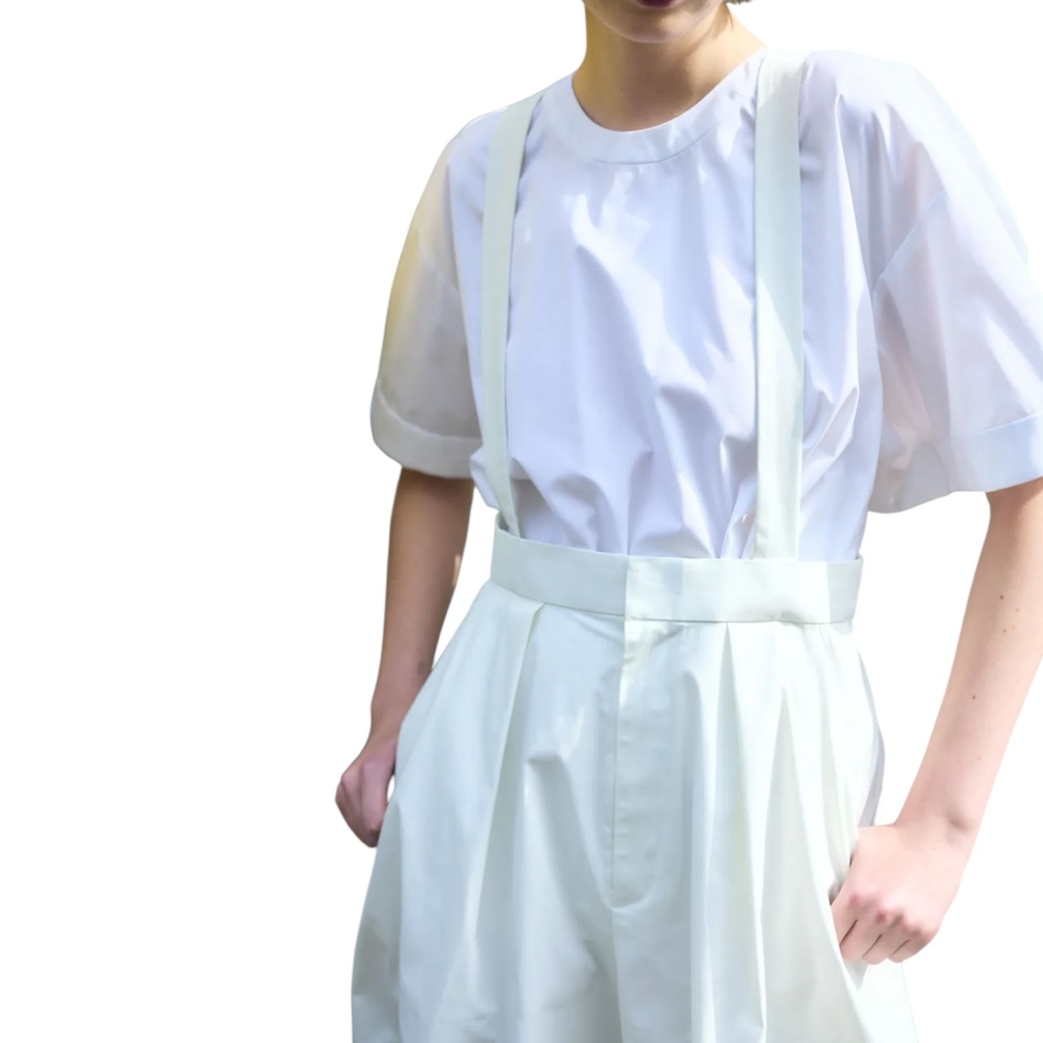BERMUDA OVERALLS / バルーンシルエット サロペット / ブラック / 2025AW new