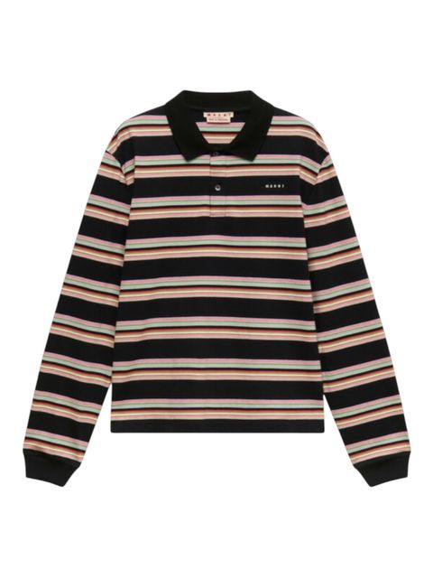 MARNI /  ストライプ コットン ポロシャツ / 2026AW / NEW