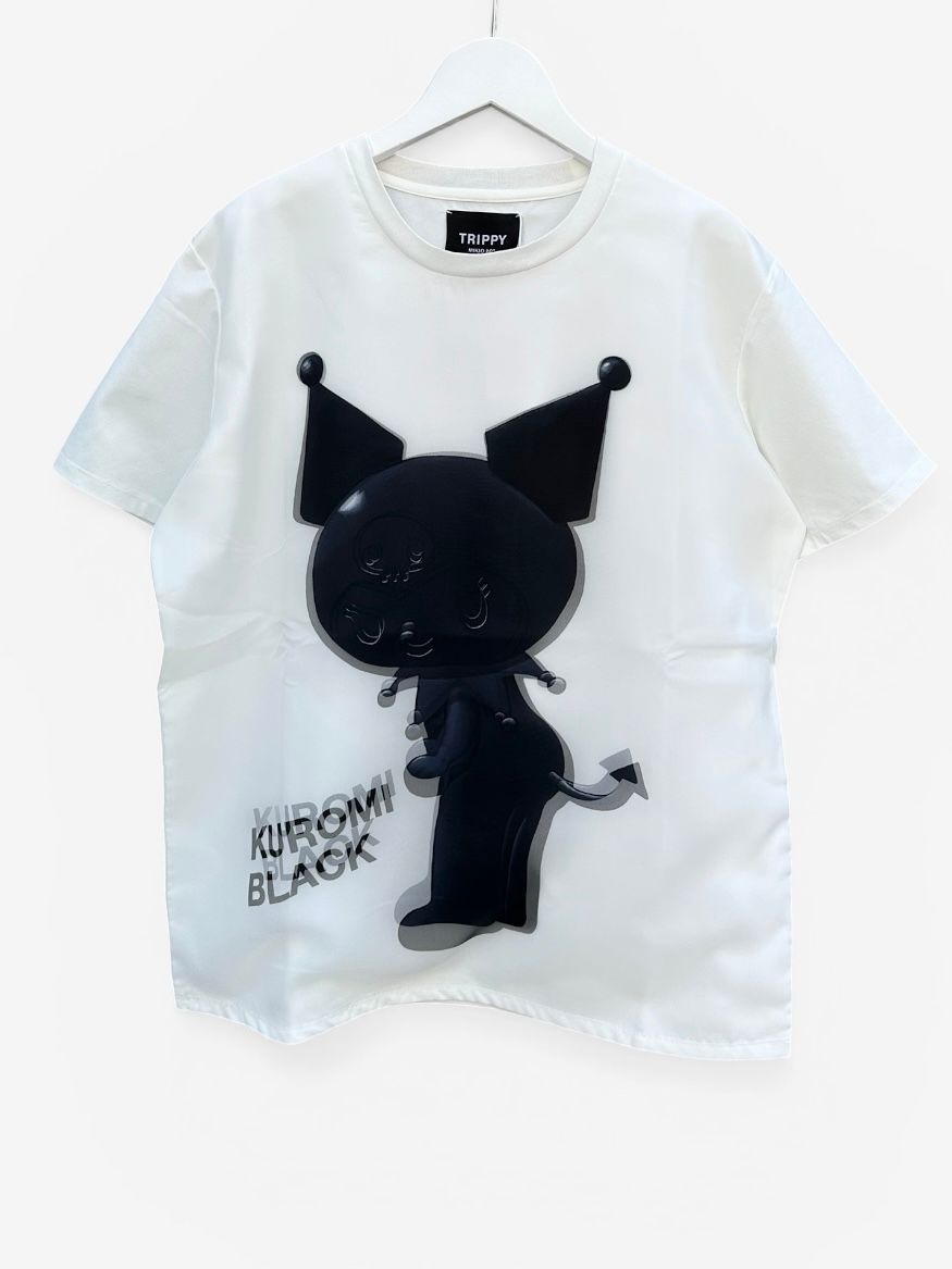 KUROMI TR-096 3DプリントTシャツ/ クロミ/ WHITE/ 2026SS NEW