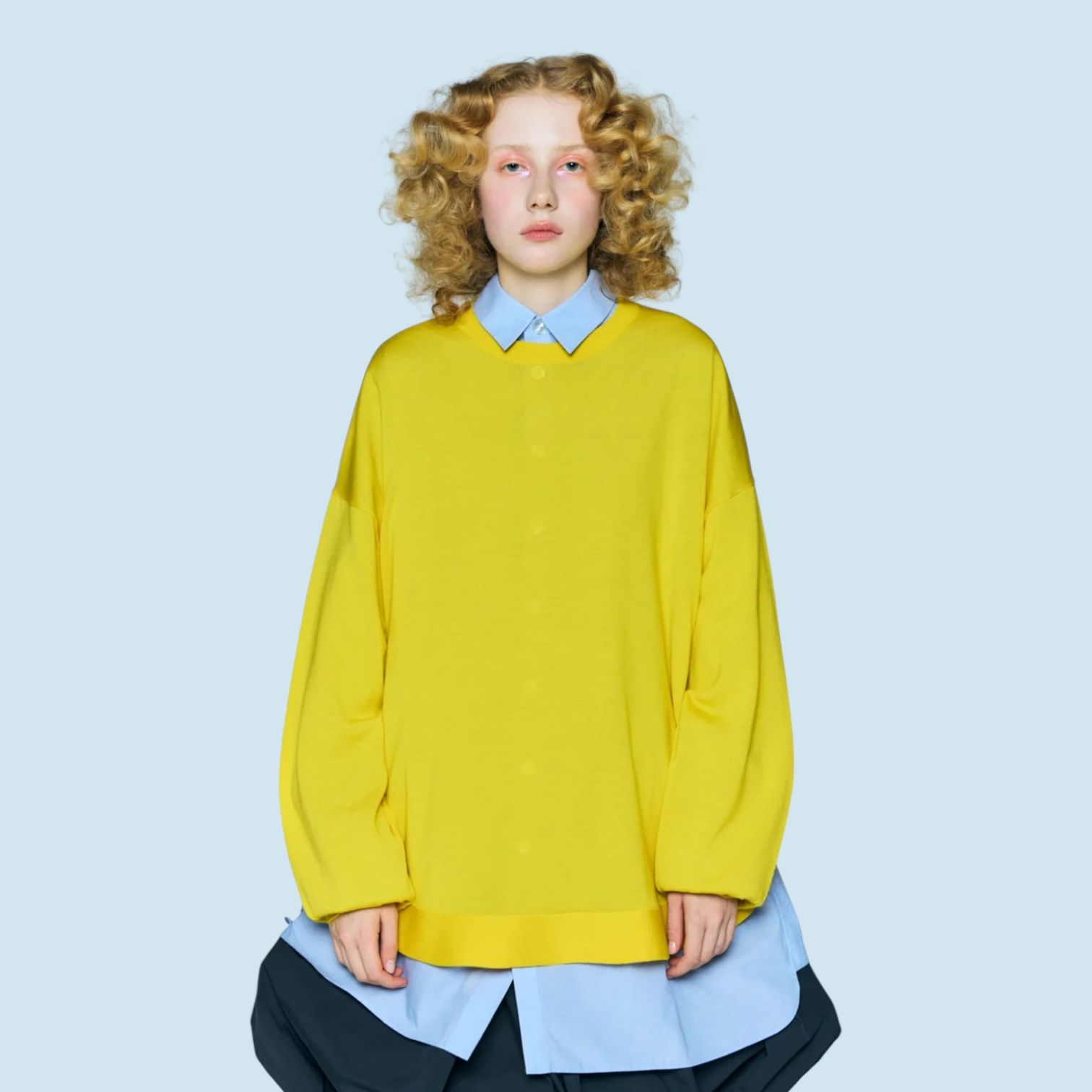 CIRCLE PULLOVER / ニット / イエロー / 2025AW new