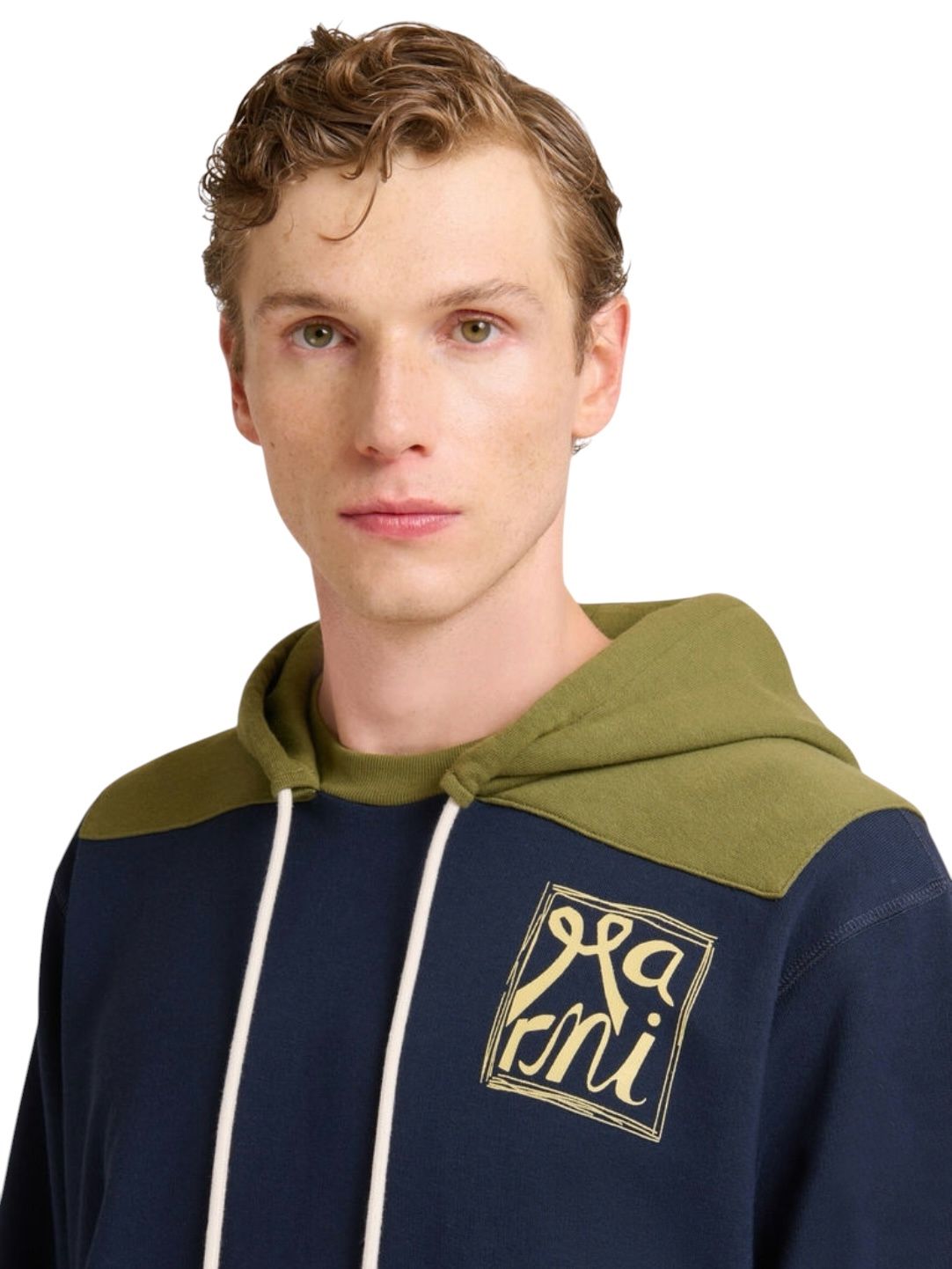 コントラストアクセント ディープブルー/ フーディー/ 2026SS NEW