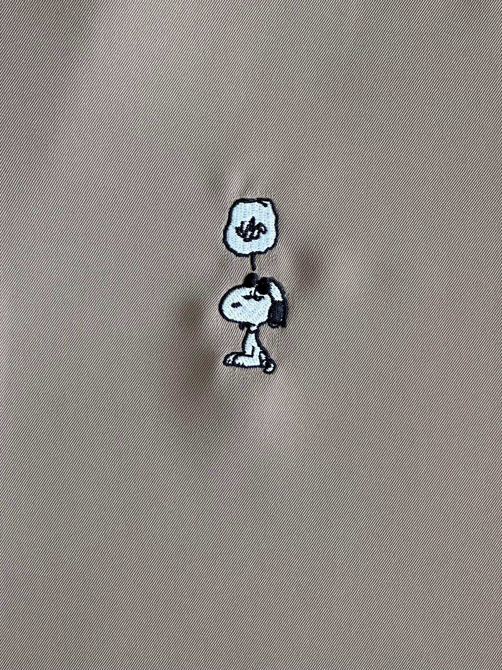 SNOOPY TR-100 PEANUTS 3Dシャツ/ スヌーピー/BROWN / 2026SS NEW