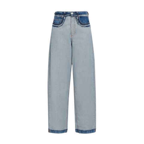 MARNI - インサイドアウト デニム製キャロットジーンズ / ブルー  