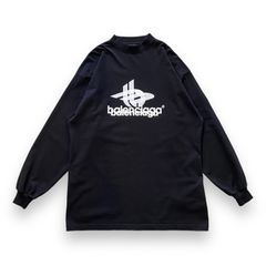 LAYERED SPORTS ROUND LONG SLEEVED T-SHIRT / メンズ / スウェット / ブラック