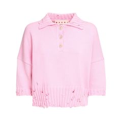 手刺繍マルニシンボル入り ポロシャツ / ピンク / 25SS new