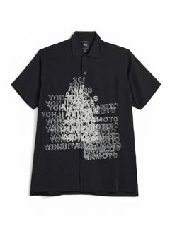 Y-3 PLACED GRAPHIC SHORT SLEEVE LONG SHIRT/ Y-3 プレイスト グラフィック ショートスリーブ ロングシャツ/ BLACK/ 2026SS NEW