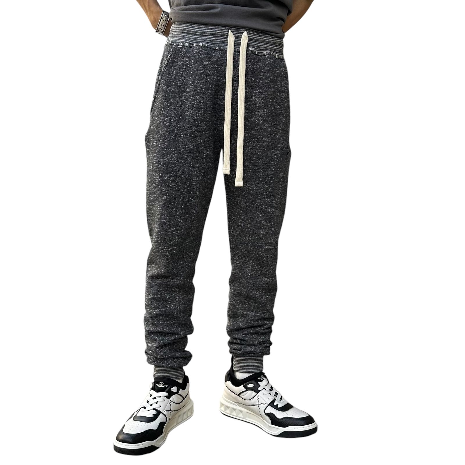 Alberto Bresci AB アルベルトブレーシ メランジスエットパンツ 24AW NEW