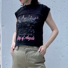 City of Angels Tシャツ / クロップド丈 / ブラック /  2025aw NEW