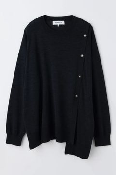 TWO-WAY PULLOVER/ニット/グレー  2026SS new