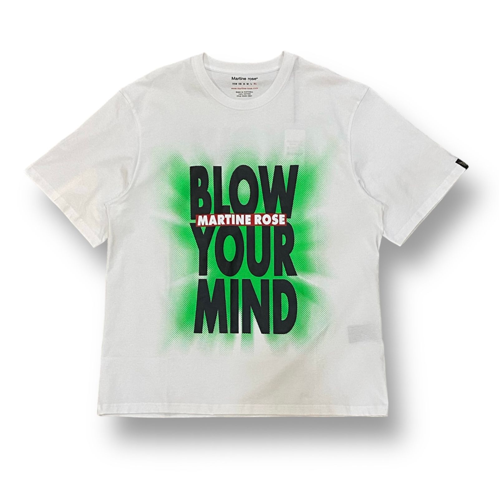 MARTINE ROSE - CLASSIC S/S T-SHIRT in WHITE /プリントロゴ