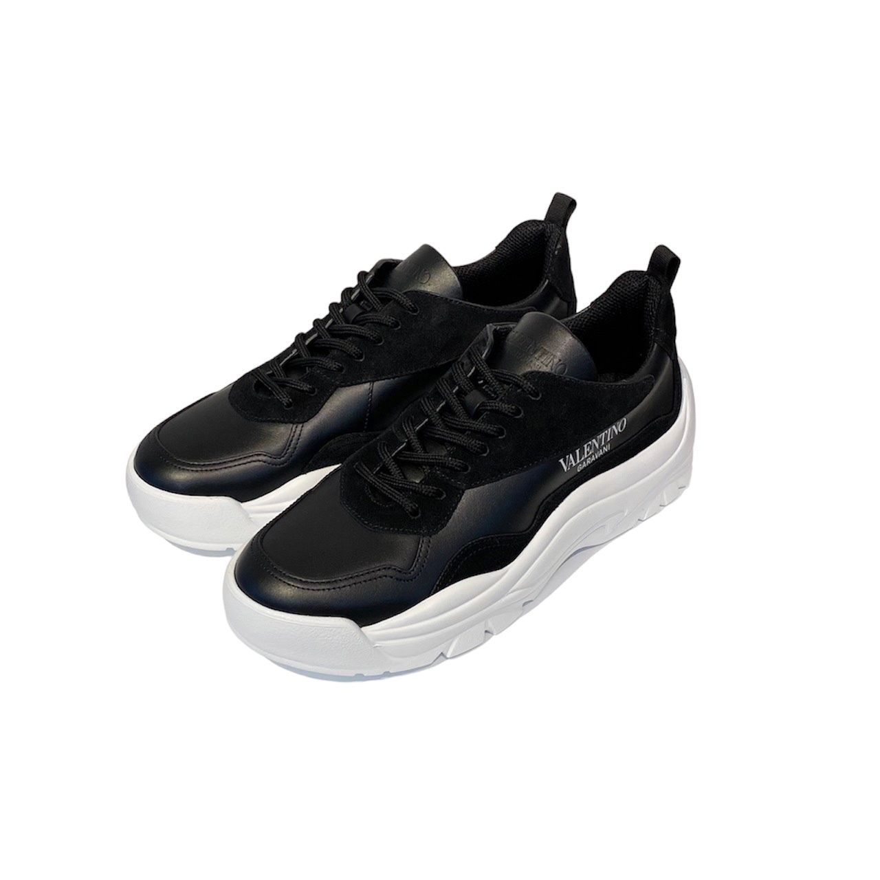 Gumboy calf leather sneaker / メンズ / シューズ / 牛革 / ブラック × ホワイト