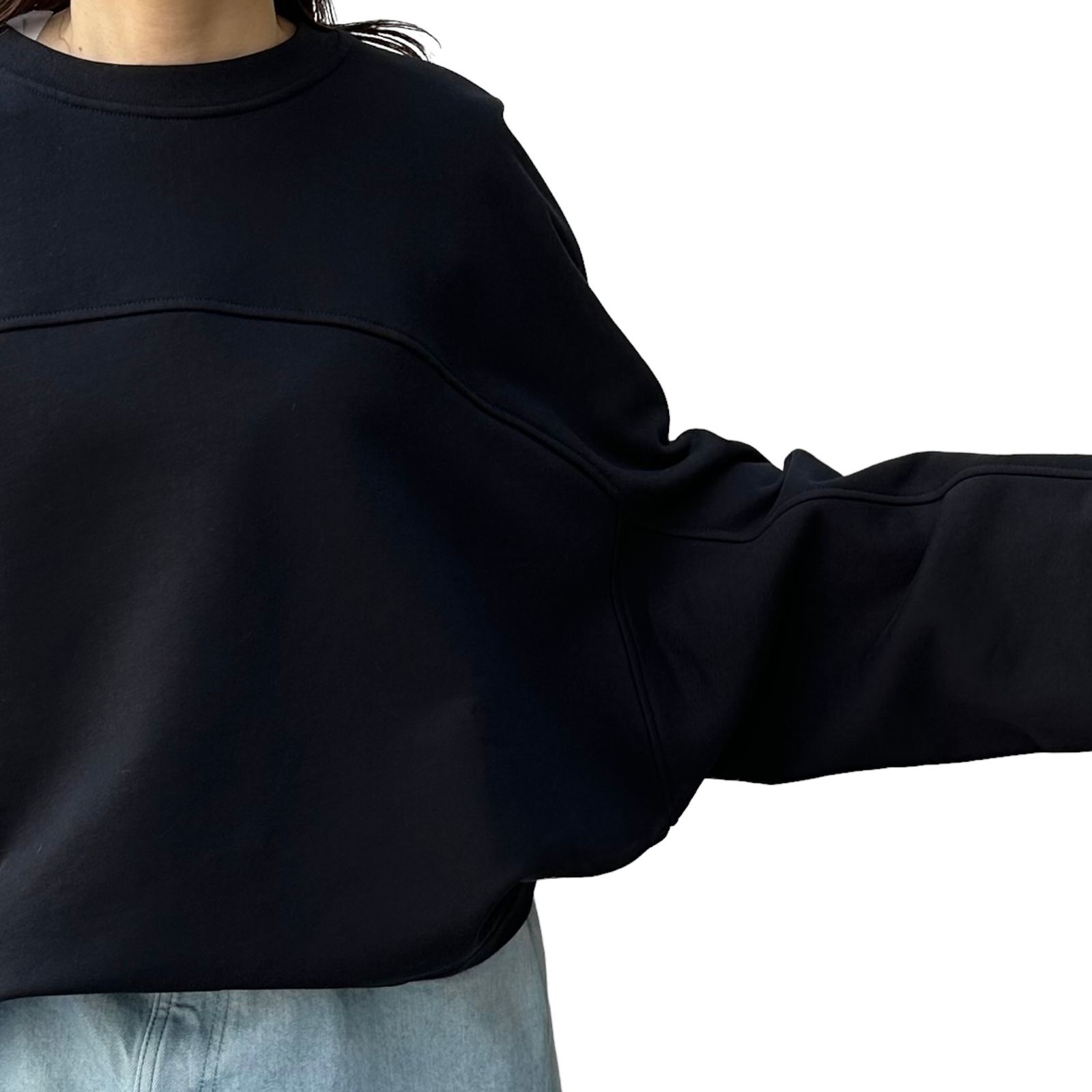 KENA OVERSIZED SWEATER / スウェットシャツ / ブラック / ウィメンズ / 24AW NEW