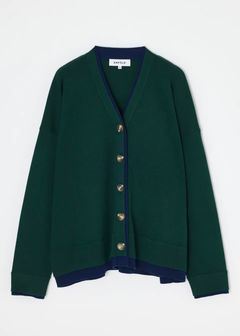 FAKE-LAYERED CARDIGAN / カーディガン / グリーン / 2025AW new