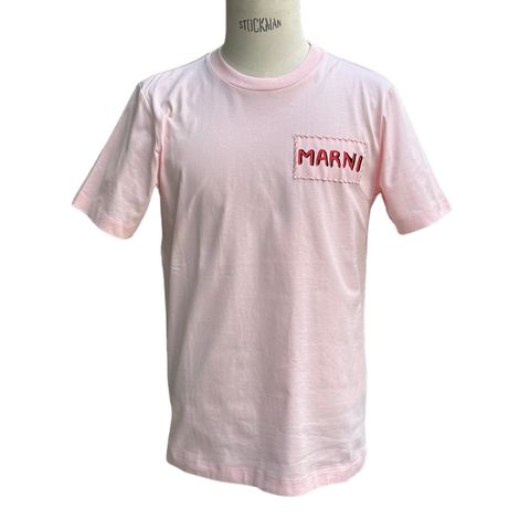 マルニパッチ オーガニックコットン Tシャツ/ピンク/ユニセックス