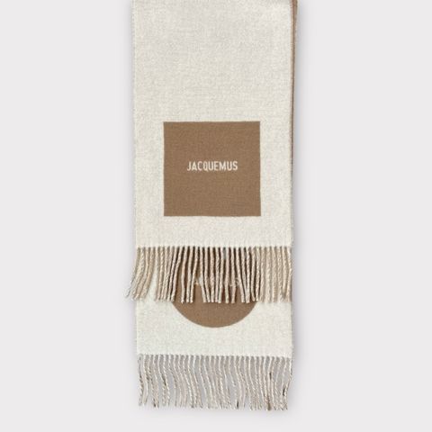 The Rond Carre scarf ロン・カレ スカーフ / ストール / ベージュ / ユニセックス / 24AW