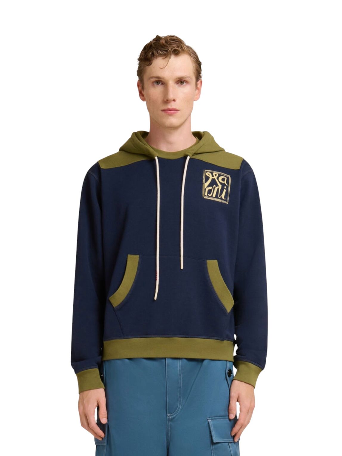 コントラストアクセント ディープブルー/ フーディー/ 2026SS NEW