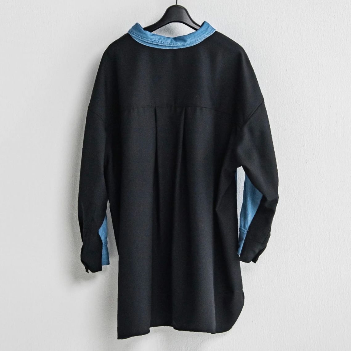 Dungaree Panel Shirt / デニムシャツ / ブルー / 2025aw new