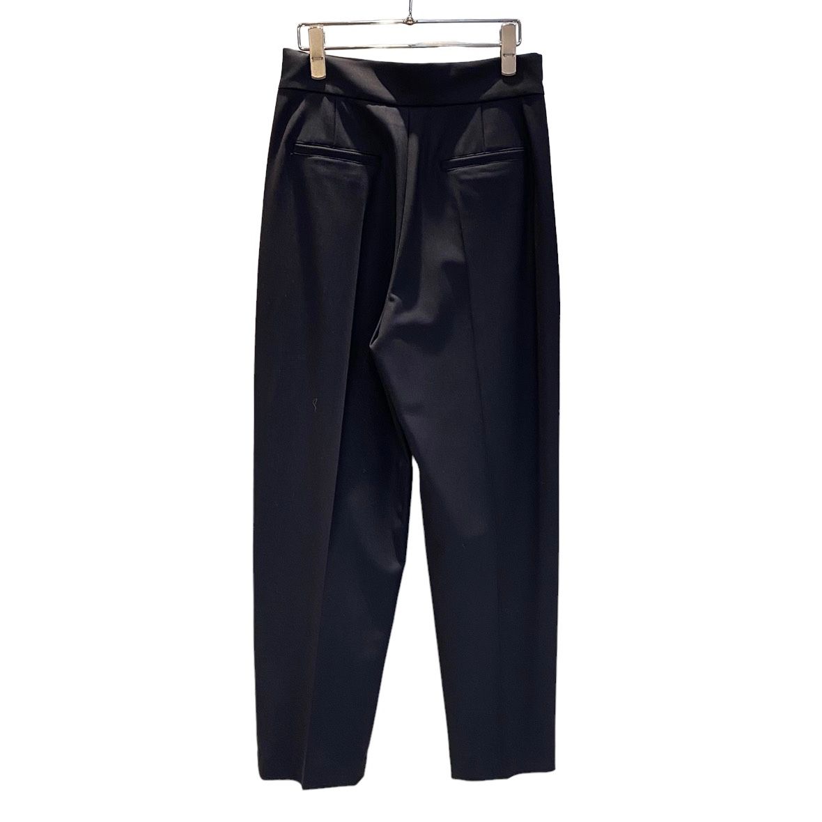 Barel pants / テーパードパンツ / ベルトパンツ / ネイビー