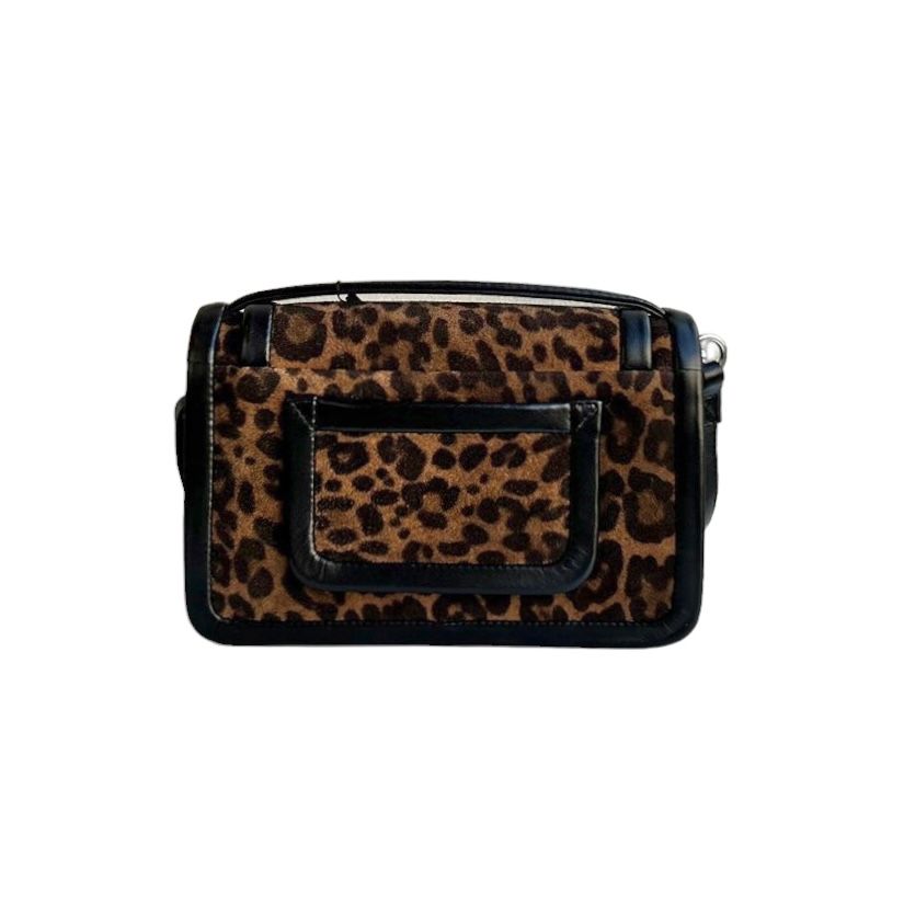 Alpha hand bag / ハンドバッグ / ショルダーバッグ / クラッチバッグ / レザー / レオパード