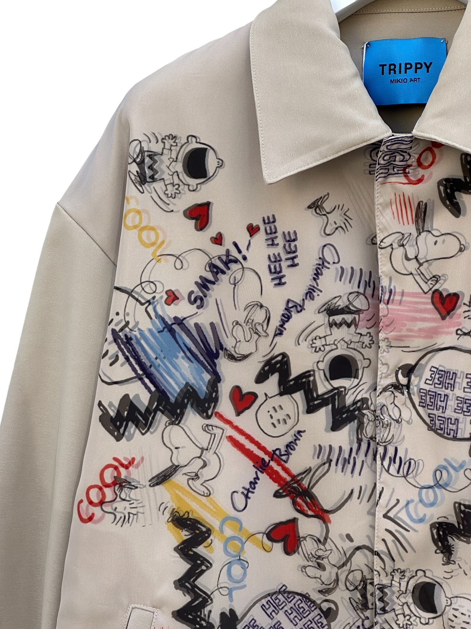 SNOOPY TR-104 3Dコーチジャケット/ スヌーピー/BROWN / 2026SS NEW