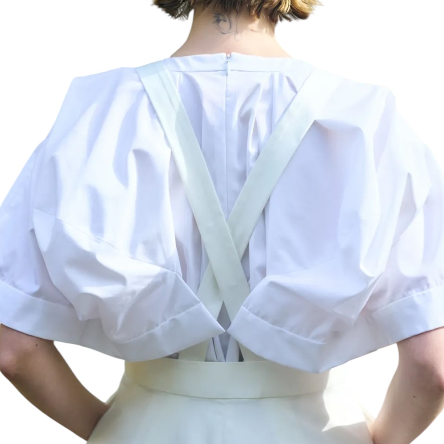 BERMUDA OVERALLS / バルーンシルエット サロペット / ブラック / 2025AW new