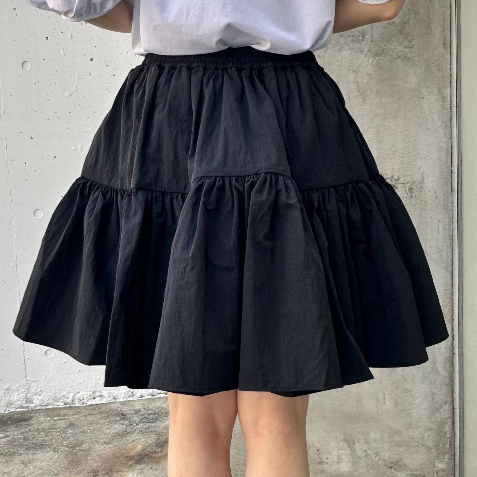 BLAIR SKIRT ブレアスカート / リサイクルタフタ / ブラック / 2025 AW NEW