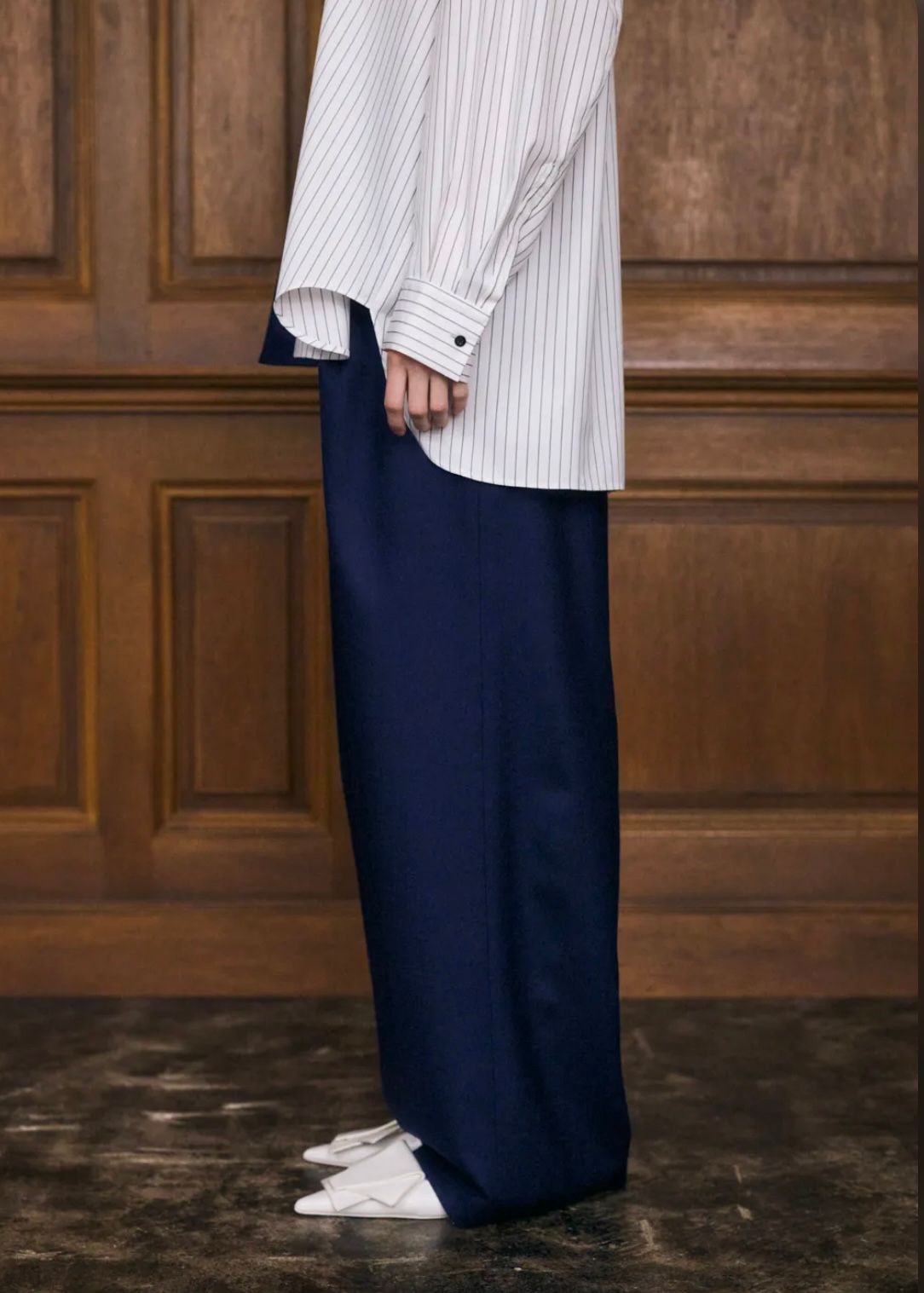 WIDE-TROUSERS / パンツ / ダークブルー / 2025AW new