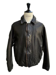Garment dyed cow leather blouson / 2026AW / NEW
