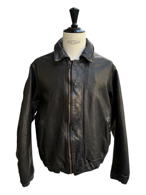 Garment dyed cow leather blouson / 2026AW / NEW