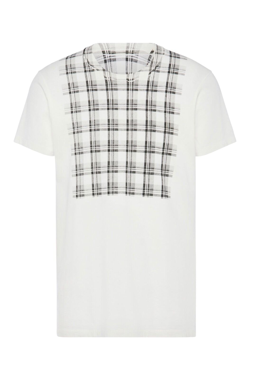 チェックパネル コットンTシャツ/ 2026SS NEW