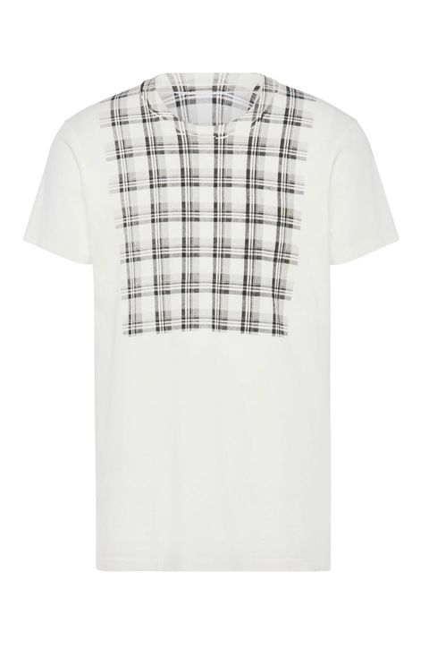 チェックパネル コットンTシャツ/ 2026SS NEW