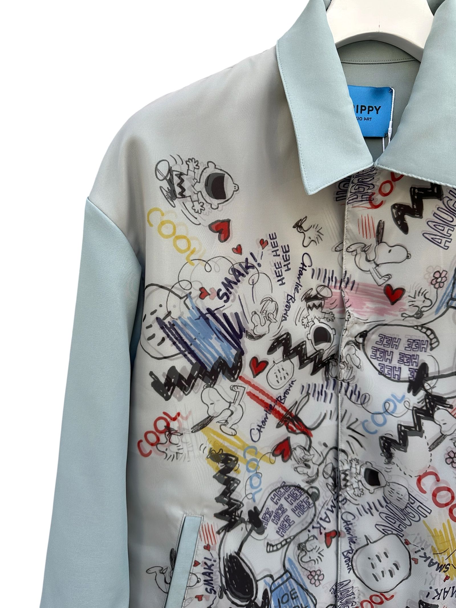 SNOOPY TR-104 3Dコーチジャケット/ スヌーピー/GRAY / 2026SS NEW