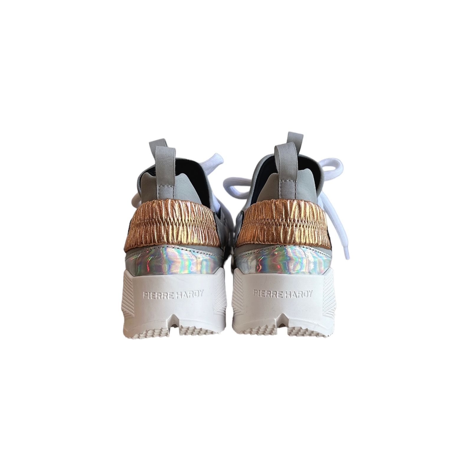 Trick comet sneaker / スニーカー/ トリックコメット / レザー / シルバー / グレー