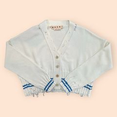 ディシェベルト調 コットン製 カーディガン / ホワイト / 25aw new