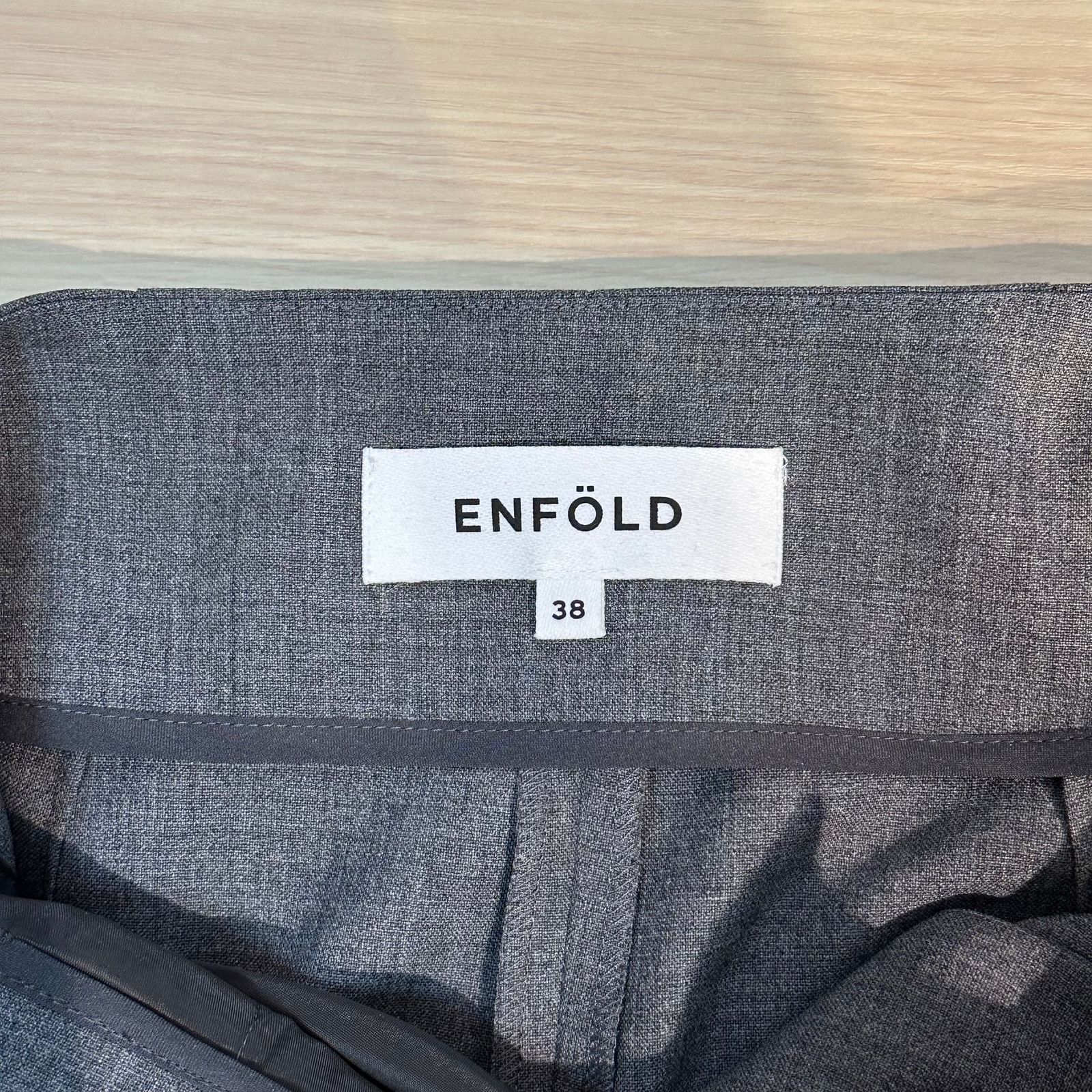 タグ付き新品未使用　ENFOLD WIDE TAILORED VEST 38 美品】ENFOLD エンフォルド WIDE-BOX VEST/ベスト/グレー