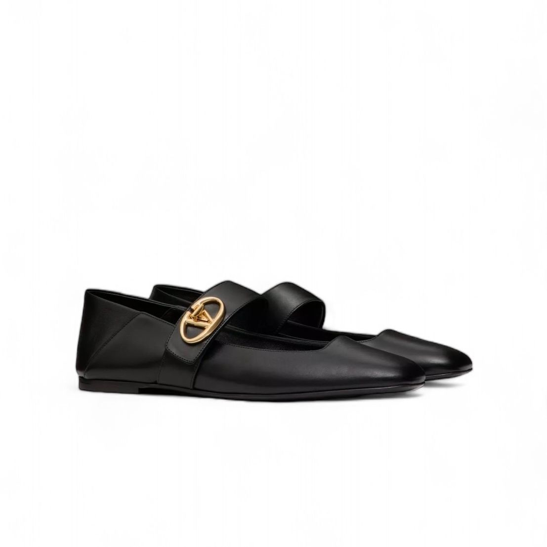 VALENTINO ♪ Vロゴ ロッカー ナップラック メリージェーン Vロゴ ロッカー ナップラック メリージェーン バレリーナ