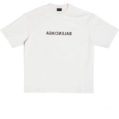 ミラーロゴTシャツ / クルーネックTシャツ / オフホワイト